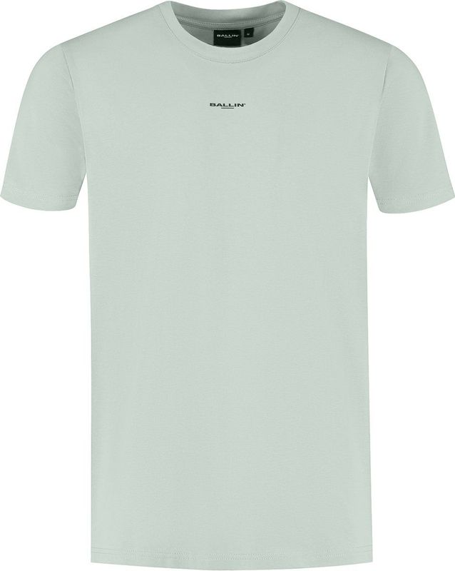 Ballin Amsterdam - Heren Regular fit T-shirts Crewneck SS - Green - Maat L