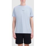 BALLIN' - Dual-tone Palm T-shirt - Blue Grey - Katoen