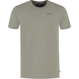 Ballin Amsterdam - Heren Regular fit T-shirts Crewneck SS - Dark Army - Maat L