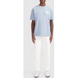 Bloom - Loose Fit T-shirt - Katoen - Wit - Bloemprint