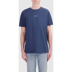Ballin - T-shirt - Donkerblauw - Korte Mouwen - Ronde Hals