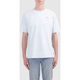 Ballin Amsterdam - Circle Logo T-shirt - Lichtblauw - Heren Loose Fit