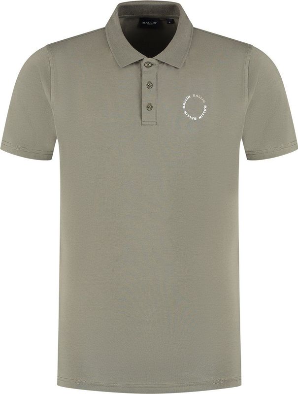 Ballin Amsterdam - Circle Logo Polo - T-shirt - Dark Army
