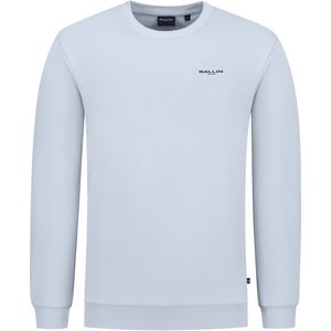 Ballin Amsterdam - Heren Regular fit Sweaters Crewneck LS - Blue Grey - Maat XS