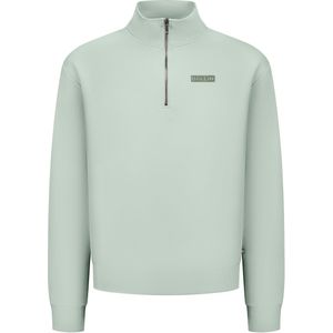 Ballin Amsterdam - Heren Regular fit Sweaters Half Zip LS - Green - Maat XS