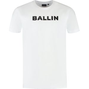 BALLIN' - Scratch Logo - T-shirt - Wit