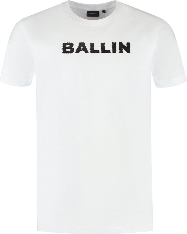 BALLIN' - Scratch Logo - T-shirt - Wit