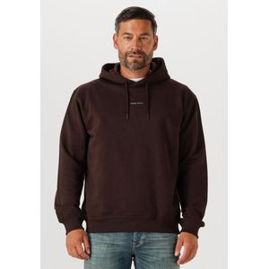 PURE PATH - Loose Fit Hoodie - Bruin - Sweater