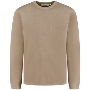 Pure Path - Regular Fit Knitwear - Taupe - Gebreide Trui