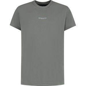 Ballin Amsterdam - Junior Zig Zag Logo T-shirt - Antra - Regular Fit - Korte Mouwen - Crewneck