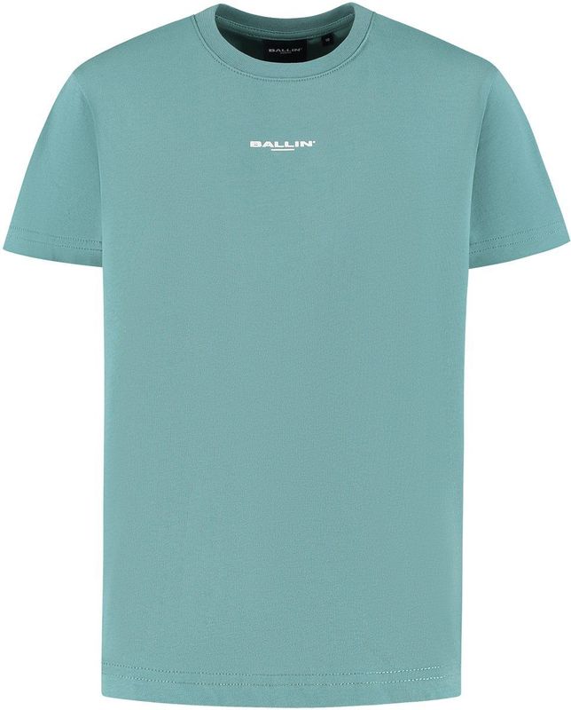 Ballin Amsterdam - Peace of Paradise - T-shirt - Groen - Loose Fit - Korte Mouwen