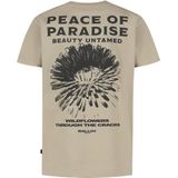 Ballin Amsterdam - Junior Peace of Paradise - T-shirt - Taupe - Loose Fit