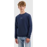 Ballin Amsterdam - Urban Jungle - Sweater - Navy - Regular Fit - Lange Mouwen