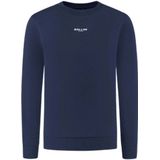Ballin Amsterdam - Urban Jungle - Sweater - Navy - Regular Fit - Lange Mouwen