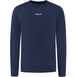Ballin Amsterdam - Urban Jungle - Sweater - Navy - Regular Fit - Lange Mouwen