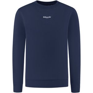 Ballin Amsterdam - Urban Jungle - Sweater - Navy - Regular Fit - Lange Mouwen