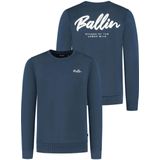 Ballin Amsterdam - Junior Echoes - Sweater - Navy - Regular Fit - Lange Mouwen