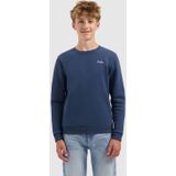 Ballin Amsterdam - Junior Echoes - Sweater - Navy - Regular Fit - Lange Mouwen
