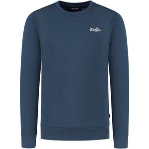 Ballin Amsterdam - Junior Echoes - Sweater - Navy - Regular Fit - Lange Mouwen