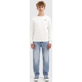Ballin Amsterdam - Junior Echoes - Sweater - Off White - Regular Fit - Lange Mouwen