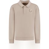 Ballin - Sweater - Beige - Polo Kraag - Lange Mouwen