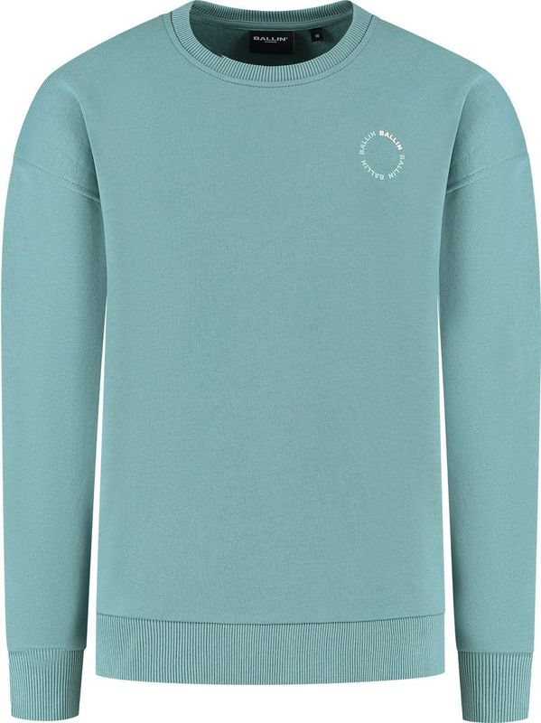 Ballin Amsterdam - Junior Circle Logo - Sweater - Groen - Loose Fit