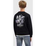 Ballin Amsterdam - Urban Jungle - Sweater - Zwart - Regular Fit - Lange Mouwen