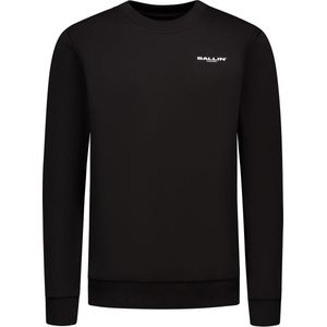 Ballin Amsterdam - Urban Jungle - Sweater - Zwart - Regular Fit - Lange Mouwen