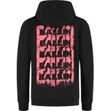 Ballin Amsterdam - Junior Stacked Logo Hoodie - Zwart - Regular Fit