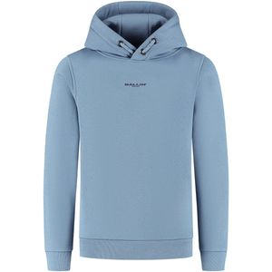 Ballin Amsterdam - Junior Stacked Logo Hoodie - Mid Blue Grey - Regular Fit