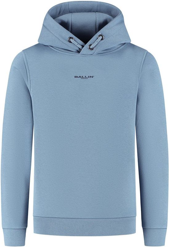 Ballin Amsterdam - Jongens Regular fit Sweaters Hoodie LS - Black - Maat 8