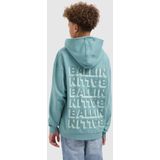 Ballin Amsterdam - Junior Switch Sides Logo Hoodie - Groen - Loose Fit