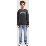 Ballin Amsterdam - Junior Jacquard Knit Sweater - Antra - Loose Fit - Lange Mouwen