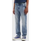 Ballin Amsterdam - Jongens Loose Fit Denim Jeans - Denim Mid Blue
