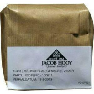 Jacob Hooy Melisseblad gemalen 250 gram