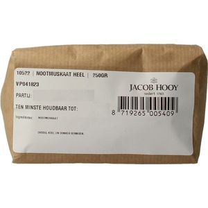 Jacob Hooy - Nootmuskaat Heel - 250 gram - Specerij
