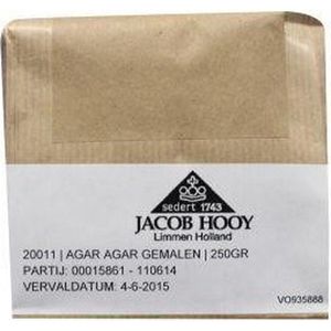 Jacob Hooy Agar agar gemalen  250 gram |