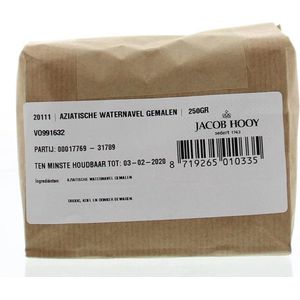 Jacob Hooy Aziatische waternavel gemalen 250g