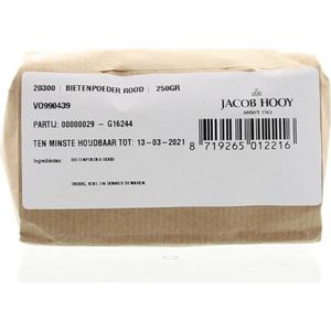 Jacob Hooy - Bietenpoeder - Rood - 250 Gram