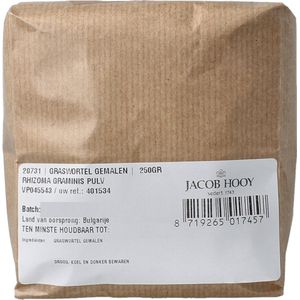 Jacob Hooy - Graswortel Gemalen - 250 Gram - Kruiden & Specerijen