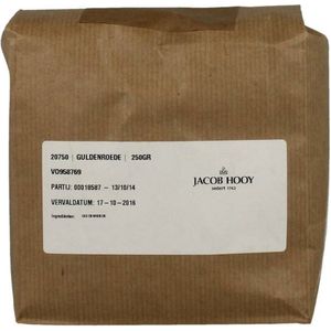 Jacob Hooy - Guldenroede Blad - Gesneden - 250g - 100% Natuurlijk