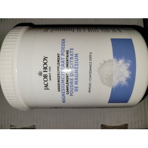 Jacob Hooy Magnesiumcitraat poeder 1 kg