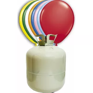 Heliumcilinder, voor het opblazen van latex- en folieballonnen, Helium ballongas voor 50 ballonnen (roze, 0,36 m3