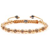 Karma - Armband Spiral Indian Summer - Rosé - Natuursteen - Kristal