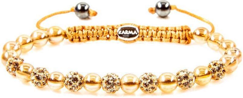 Karma - Armband Spiral Indian Summer - Rosé - Natuursteen - Kristal