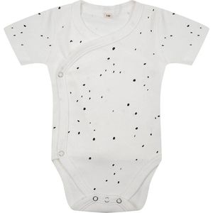 Little Indians - Romper - Korte Mouwen - Roze/Wit - Stretchkatoen