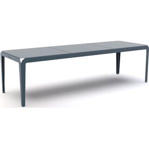 Weltevree | Bended Table | Aluminium Tuintafel 90 x 270 cm | Tuinmeubel, Buitentafel, Eettafel Buiten | Tuin Tafel 12 Personen | Grijsblauw