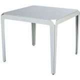 Weltevree - Bended Table 90 - Agate Grey - Lichtgewicht aluminium tuintafel