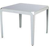 Weltevree - Bended Table 90 - Agate Grey - Lichtgewicht aluminium tuintafel