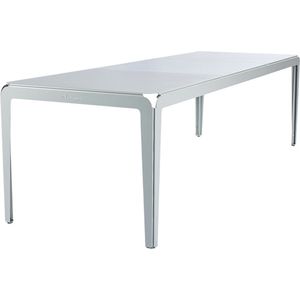 Weltevree | Bended Table | Aluminium Tuintafel 90 x 270 cm | Tuinmeubel, Buitentafel, Eettafel Buiten | Tuin Tafel 12 Personen | Agaatgrijs